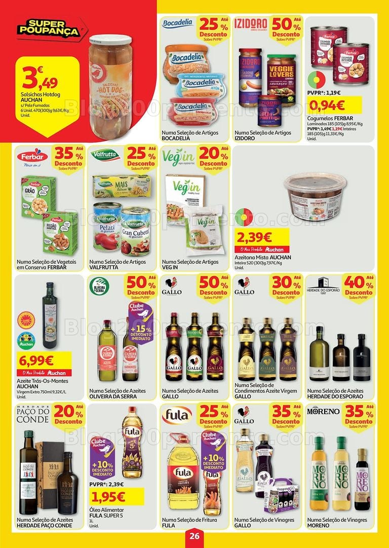 Antevisão Folheto AUCHAN Super Poupança Promoções de 30 julho a 5 agosto